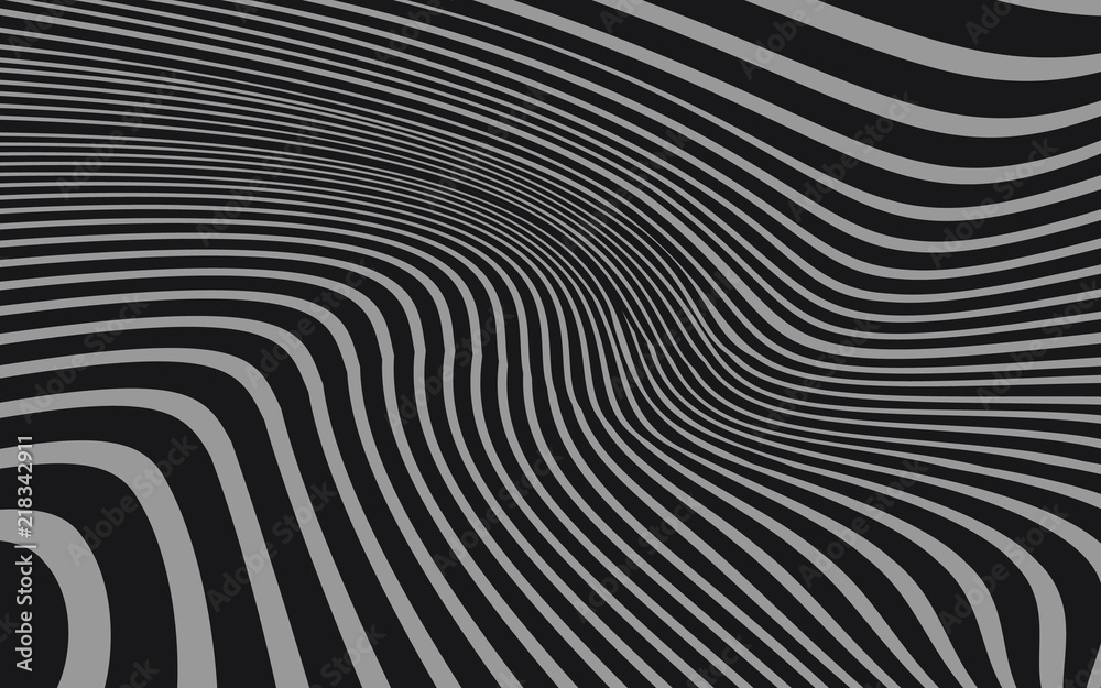 Abstract Warped Lines Background