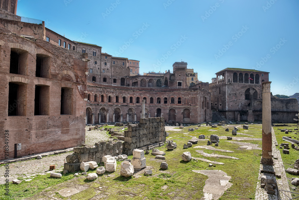 Trajan's Market, Trajan's Forum in Rome
