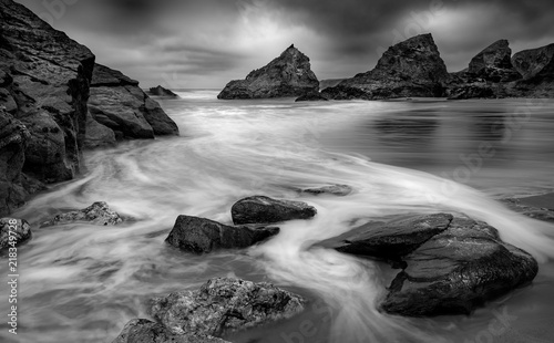Tidal Swirls, Bedruthan Steps, Cornwall