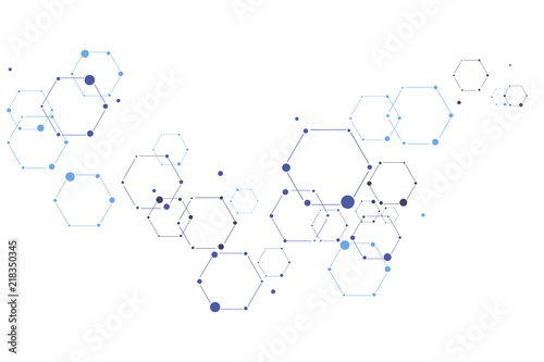 Vector science ant technology concept.