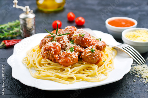  SaveDownload Previewspaghetti and meat balls photo