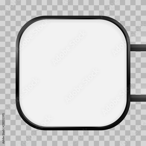 Square with round angles si...