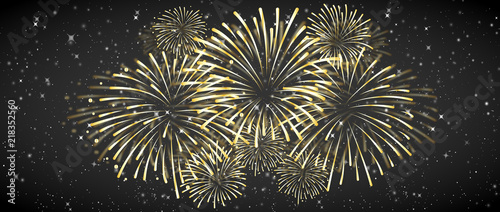 Canvas Print Feuerwerk