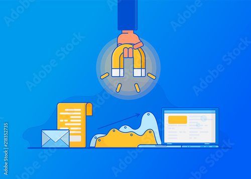 Attracting online customers. Inbound marketing.