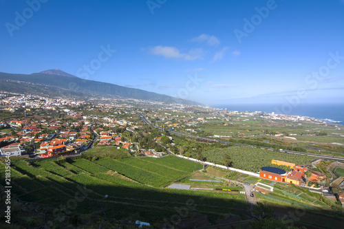 La Orotava valley, Tenerife, Canary islands, Spain
