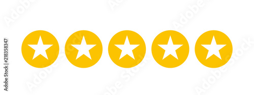 Stars rating for apps and websites