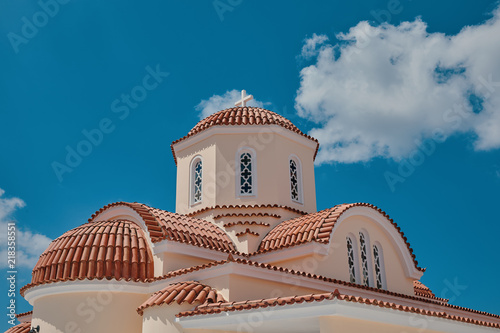 Greek monastery in the Spili, Crete, Greece