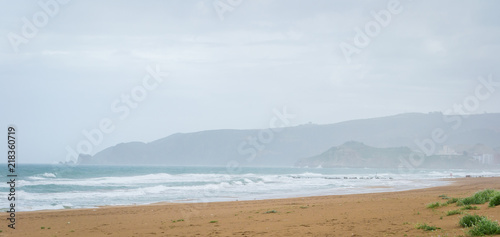 Fototapeta Naklejka Na Ścianę i Meble -  Saaidia Beach and waves