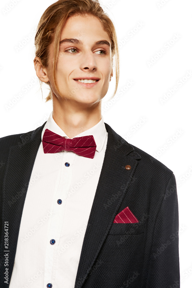 Black blazer red clearance shirt