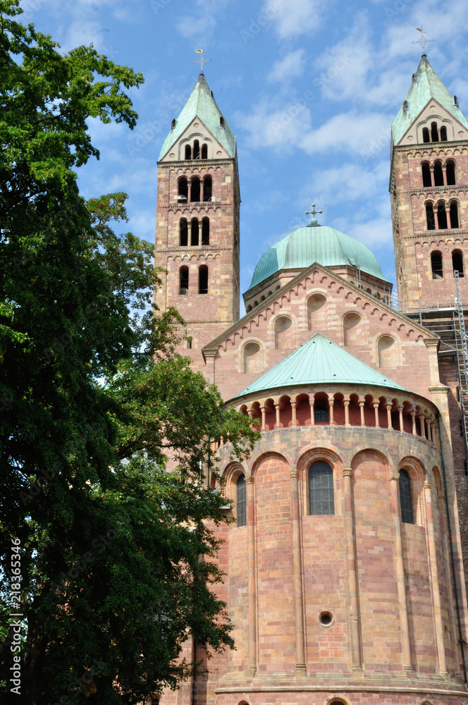 Fototapeta premium Romanischer dom Speyer