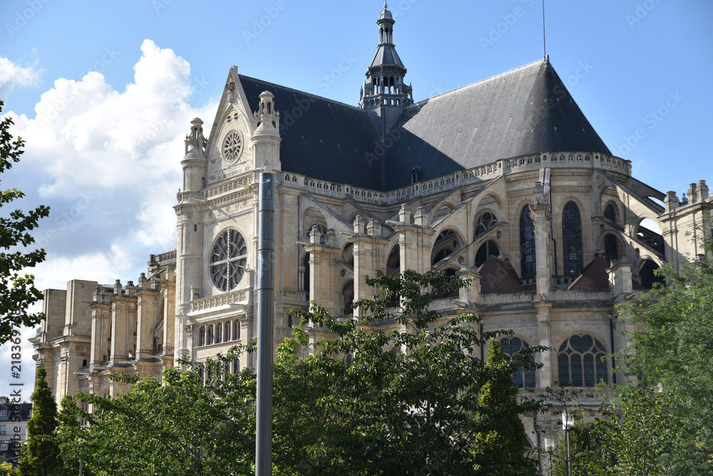 Obraz premium Eglise Saint-Eustache à Paris, France