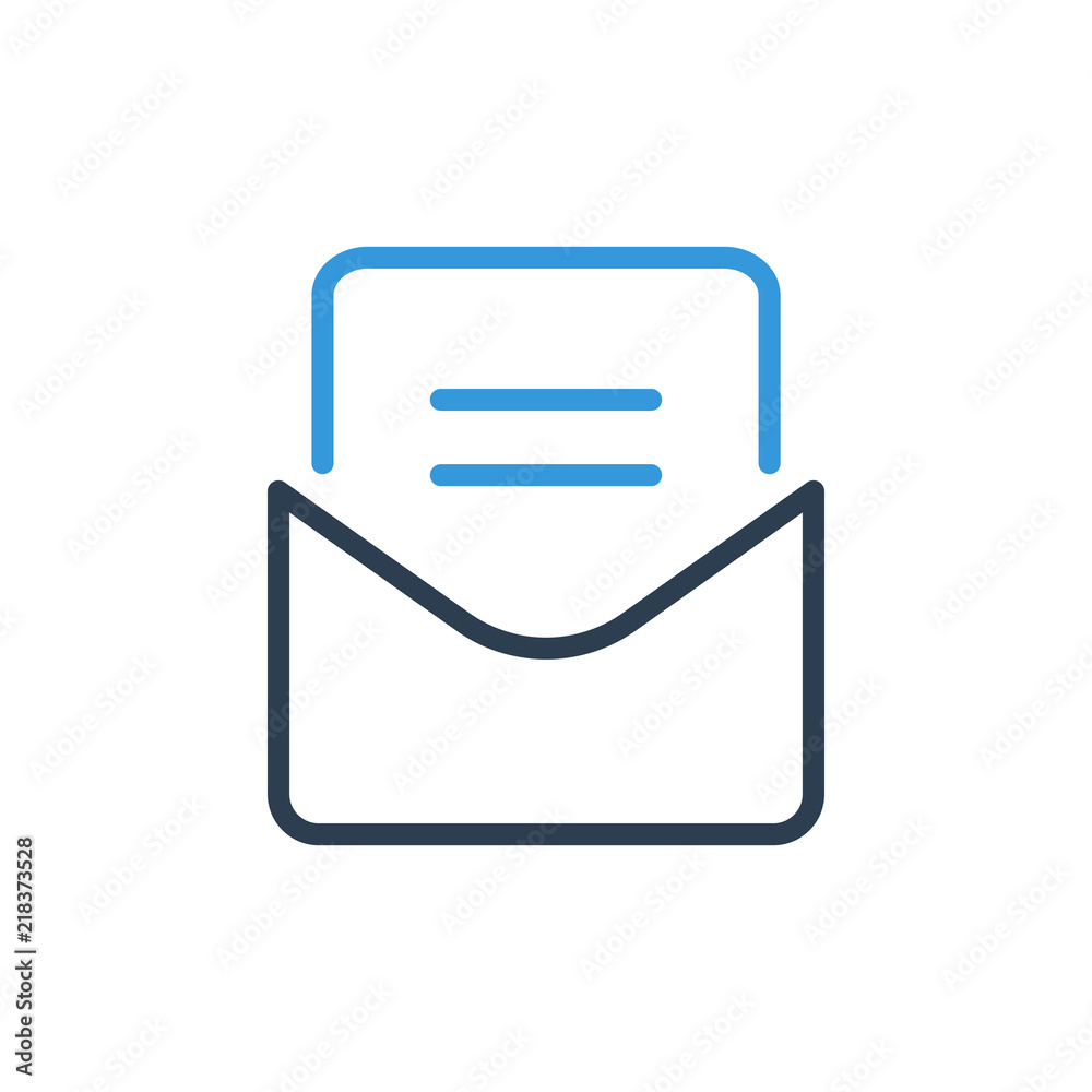 Line Art. message and email vector Line Art. message and email vector