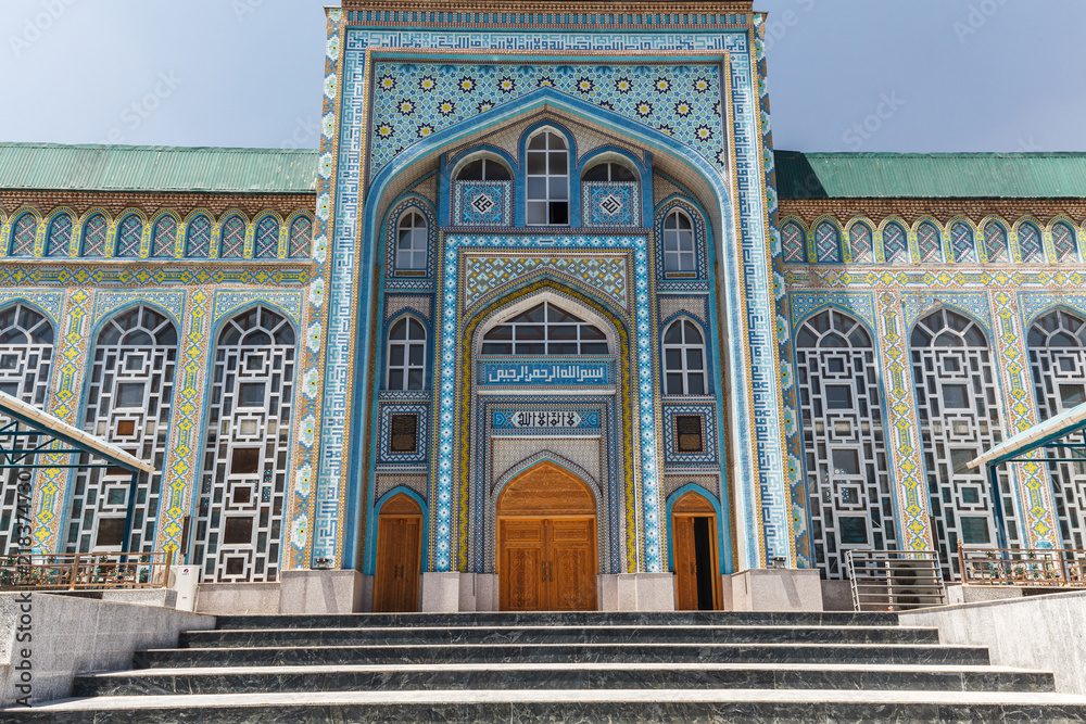 Beautiful Haji Yaqub Mosque in Dushanbe