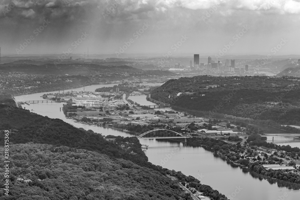 Pittsburgh, Pennsylvania Black & White