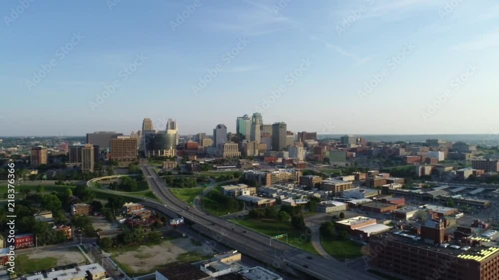 Kansas City, MO Skyline - Aerial Drone Video Slide Kansas City, MO Skyline - Aerial Drone Video Slide