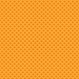 Yellow Waffle Texture Pattern. Seamless Background. Vector