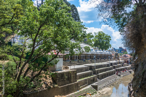 The Bagmati river in the complex Pashupatinath Temple, Nepal. photo