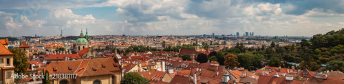 Panorama über Prag der Tschechischen Hauptstadt