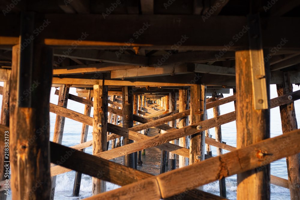 Through the pier