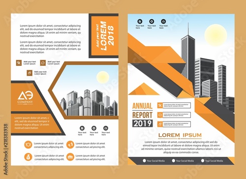 abstract cover and layout for presentation and marketing
