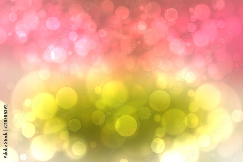 Obraz premium Red gold bright abstract Bokeh. Template for your product display montage. Beautiful texture.