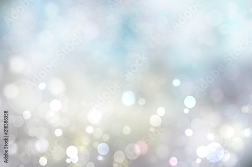 Abstract colorful pastel bokeh background texture with bright soft color circles. Space for your text.