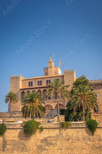 Ancien château musulman, résidence du roi d'espagne à Palma de Majorque