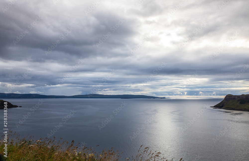 Fototapeta premium Coastline calmness Landscape on the Isle of Skye Scotland