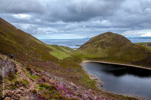 Trail landscape to quiraing on the isle of skye scotland nature photo