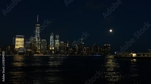 Night view of Manhattan