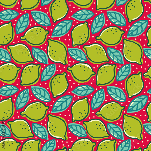 Wallpaper Mural pattern with lime and pepper mint Torontodigital.ca