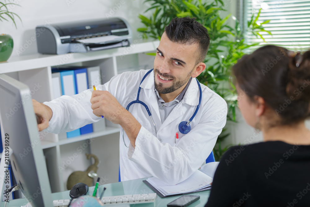 practitioner showing the positive result practitioner showing the positive result