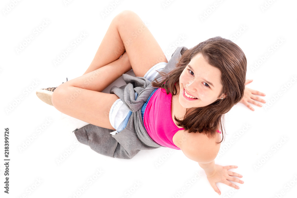 Fototapeta premium Little girl smilling