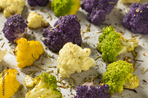 Organic Roasted Colorful Cauliflower