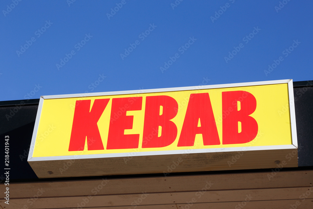 Naklejka premium Kebab