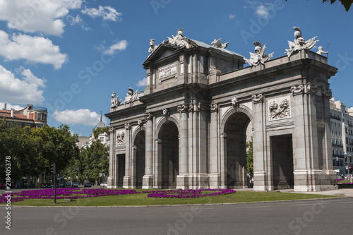 Puerta de Alcala  Alcala Gate  in Madrid  Spain