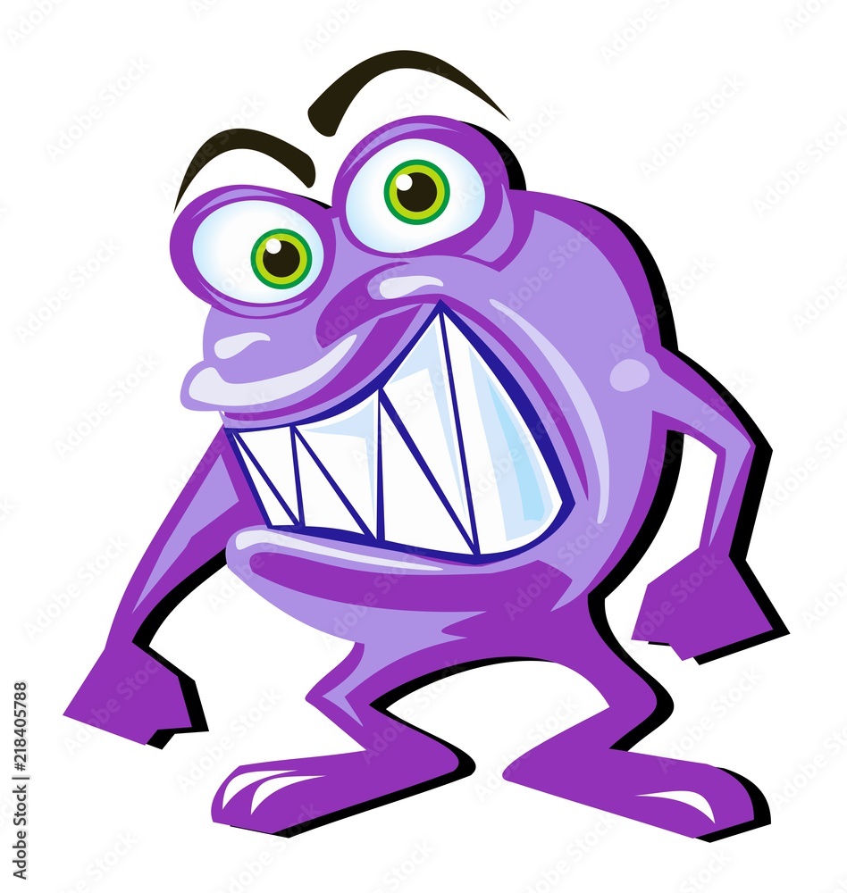 Fototapeta premium Monster. Vector illustration.