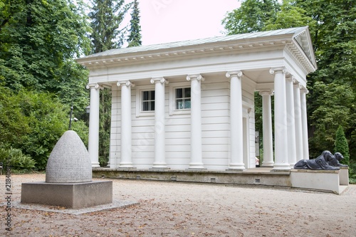 Łazienki Królewskie or Park Łazienkowski in Warsaw in Poland photo