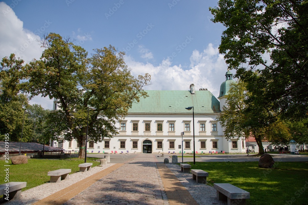 Obraz premium Ujazdów castle in Warsaw in Poland, Europe