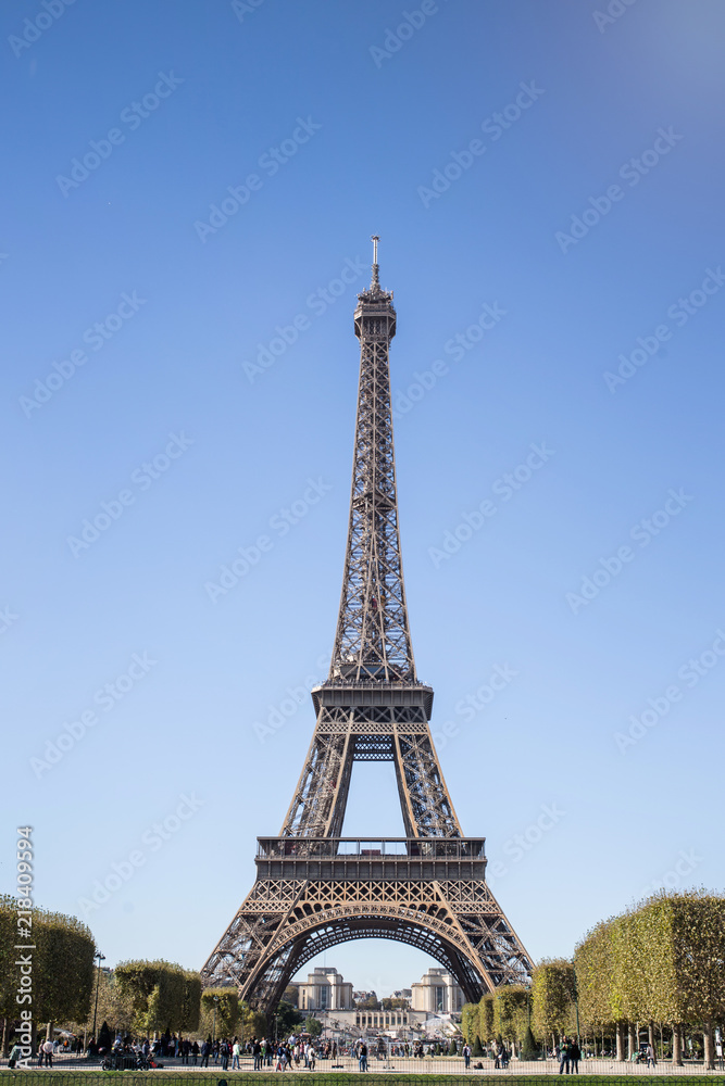 Fototapeta premium View on Eiffel Tower, Paris, France