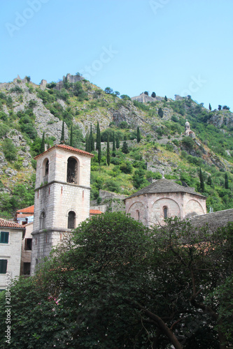 Old town in Kotor  Montenegro