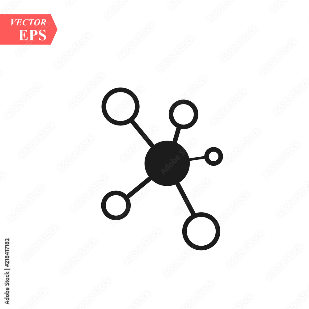 Chemical and physical atoms molecules icon eps 10 Chemical and physical atoms molecules icon eps 10