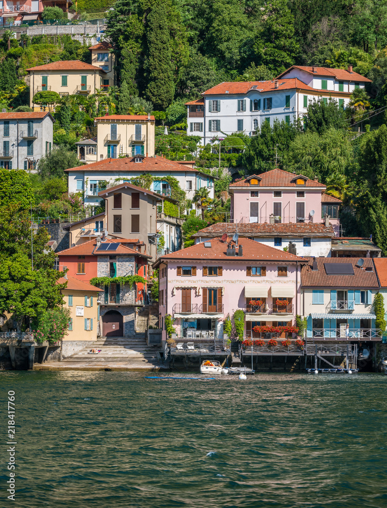 Carate Urio, idyllic village overlooking Lake Como, Lombardy, Italy.