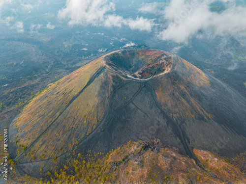 Fotografie Amazing view of the Paricutin Volcano in Michoacan, Mexico