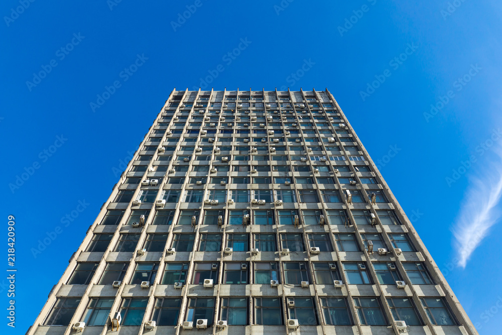 Old building facade - real estate exterior Old building facade - real estate exterior