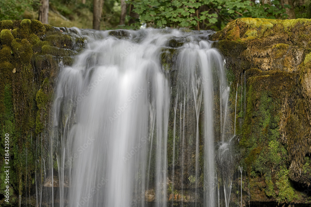 Fototapeta premium Sgwd yr Eira waterfall, Brecon Beacons National Park, Wales
