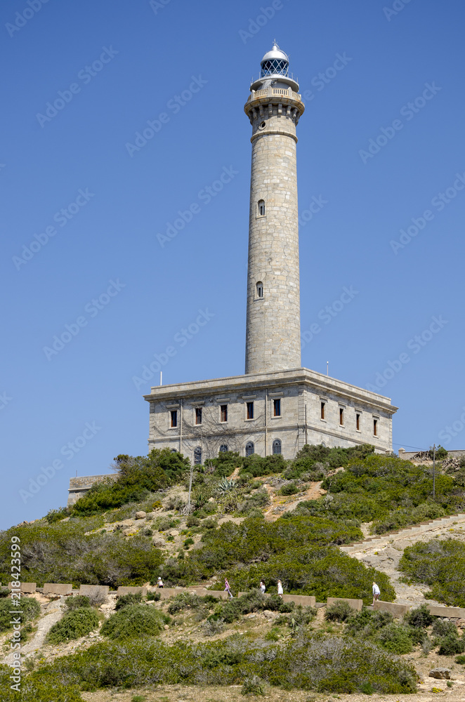 Lighthouse of Cape Palos in Spain