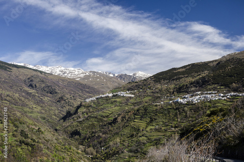 Landscape of the villages of the Alpujarras, Andalusia, Spain © DRStudio