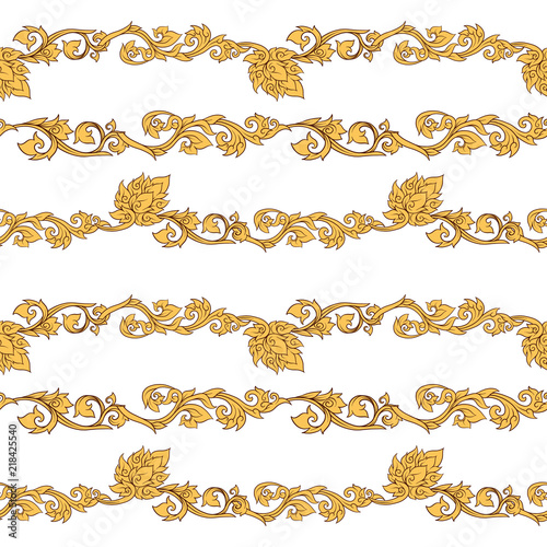 Seamless pattern, background of decorative elements of tradition