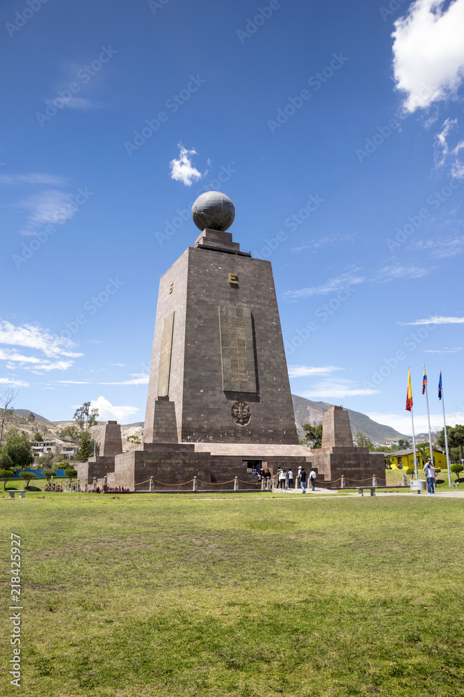 Middle of the World monument in Quito, Ecuador	